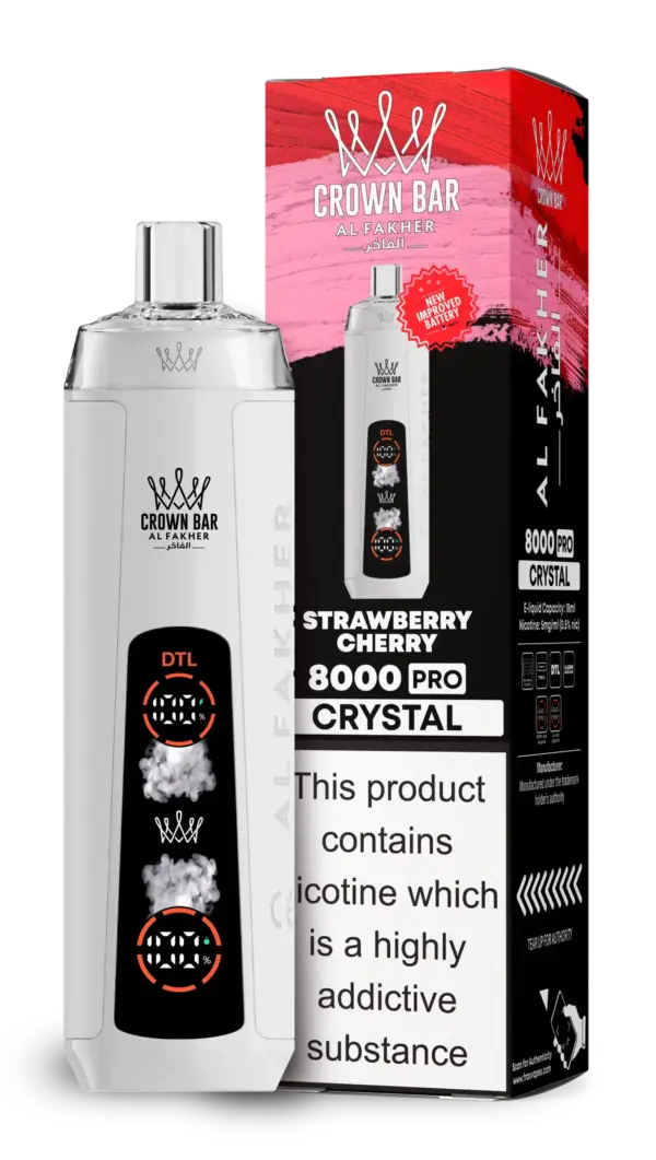 elfbar elfa master akku Al Fakher Crown Bar Disposable Vape 8000 main image 0